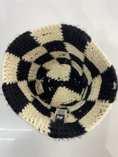 商品画像：バケットハット/--/アクリル/BLK/チェック/メンズ 4