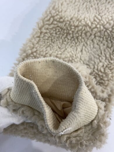 商品画像：フリースジャケット/XL/ポリエステル/BEG/無地/65415FA19 7