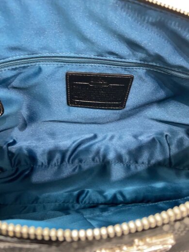 商品画像：ハンドバッグ_オプアート/キャンバス/BLK 6