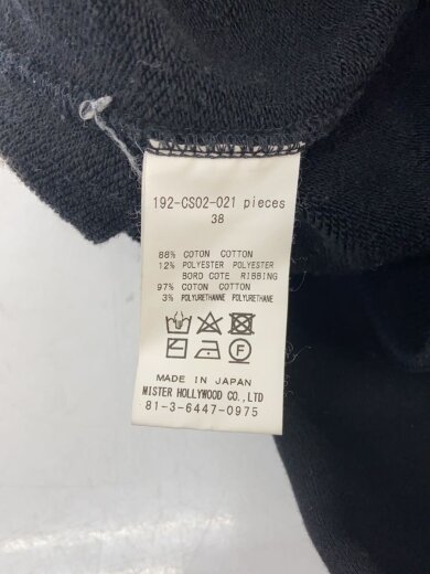 商品画像：スウェット/38/コットン/BLK 4