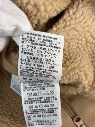 商品画像：フリースジャケット/L/ポリエステル/BEG/BQ6546-200 5