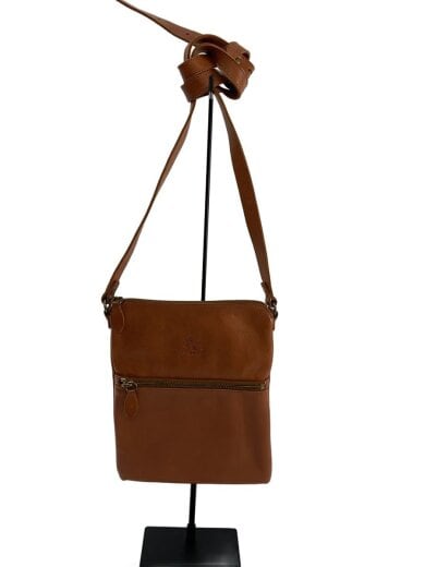 商品画像：ショルダーバッグ/レザー/BRW 1