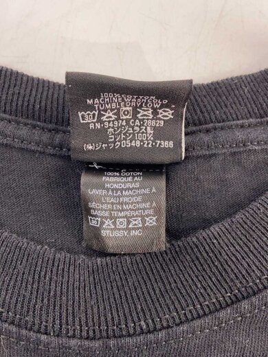 商品画像：Tシャツ/S/コットン/BLK 4