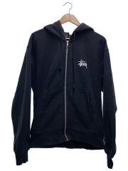 Basic Stussy full zip hooded sweat/ジップパーカー/L/GRY/1974762