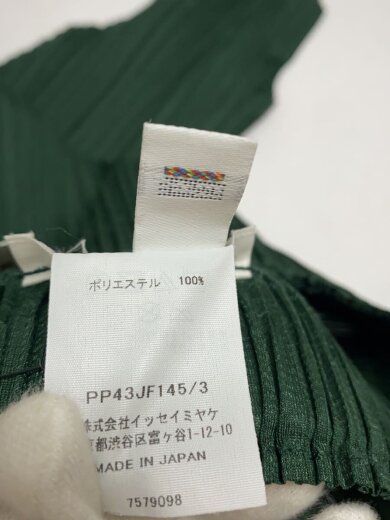 画像：PLEATS PLEASE ISSEY MIYAKEボトム/--/ポリエステル/GRN/PP43JF1455