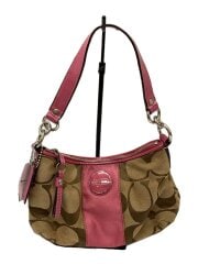 デミ・クロスボディ_シグネチャー_ストライプ_レッドレザー/--