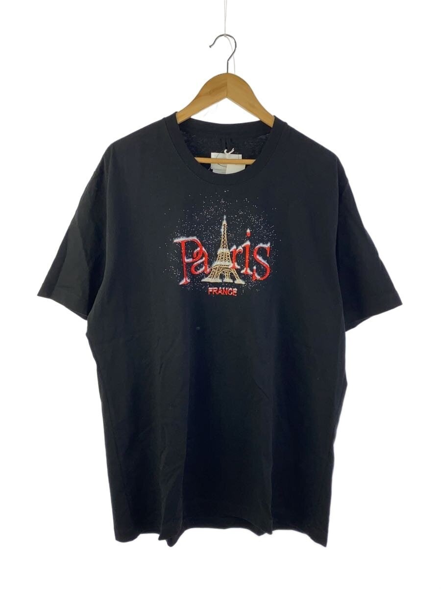 doublet / Tシャツ/M/コットン/BLK/プリント/23SS26CS273