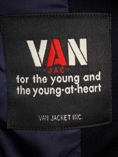 画像：VANテーラードジャケット/M/ウール/NVY/BW-385123