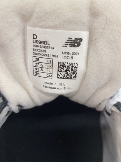 商品画像：U996/ブラック/26cm/BLK 5