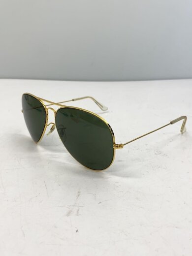 商品画像：サングラス/ティアドロップ/メタル/GLD/GRN/メンズ/62□14 2