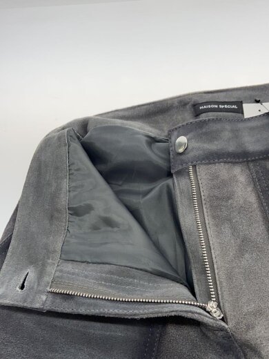 商品画像：ストレートパンツ/38/レザー/GRY/21242465807 3