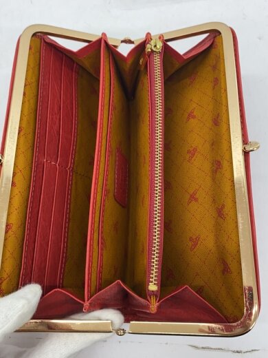 商品画像：長財布/レザー/RED/レディース 4