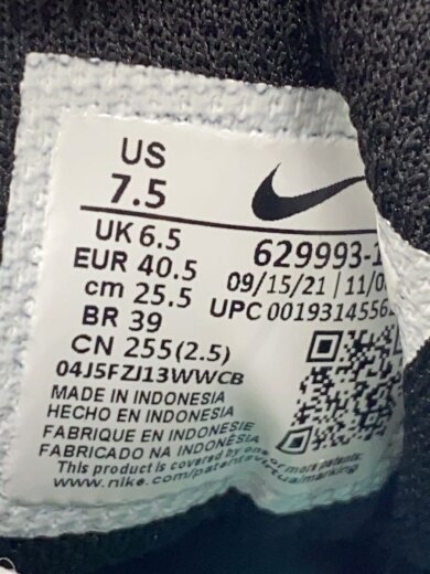 商品画像：AIR MAX COMMAND/エアマックスコマンド/ホワイト/629993-110/25.5cm/WHT 5