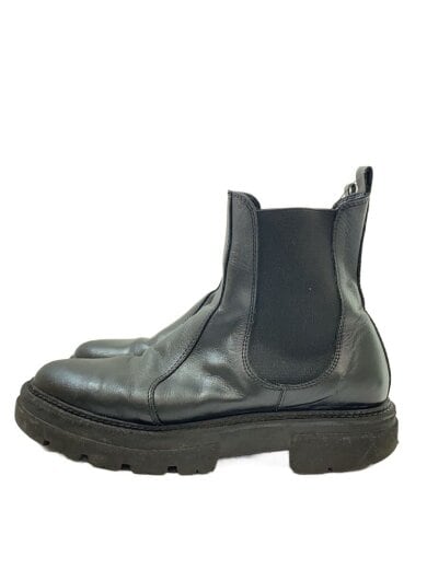 商品画像：サイドゴアブーツ/37/BLK/レザー/ST-7927 1