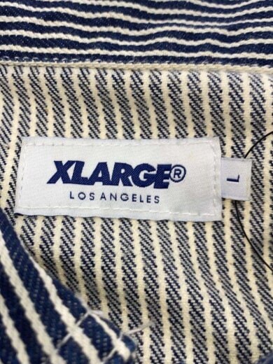 商品画像：カバーオール/L/コットン/NVY/ストライプ/01199502 3