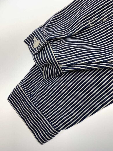 商品画像：カバーオール/L/コットン/NVY/ストライプ/01199502 5