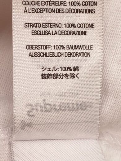 商品画像：Tシャツ/M/コットン/WHT 4