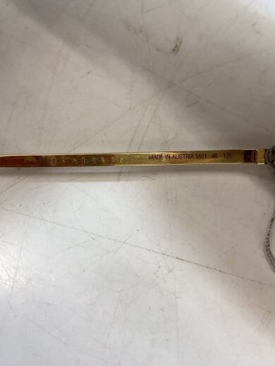 商品画像：サングラス/ティアドロップ/メタル/GLD/BRW/メンズ 5