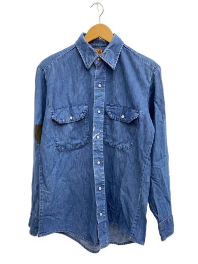 商品画像：長袖シャツ/--/デニム/IDG/無地 1