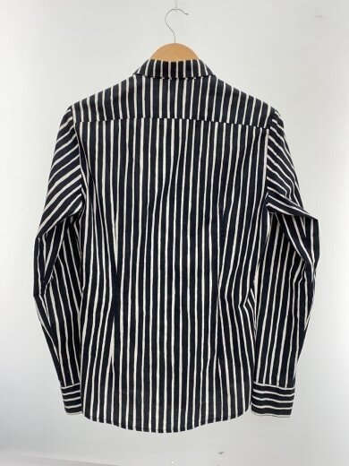 商品画像：長袖シャツ/--/コットン/BLK/ストライプ 2