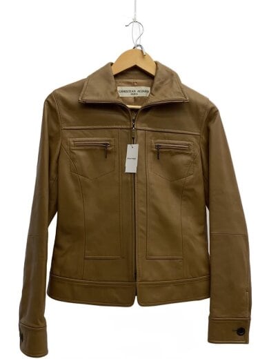 商品画像：レザージャケット・ブルゾン/--/羊革/CML/無地 1