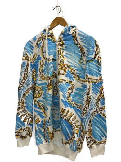 商品画像：ジップパーカー/--/コットン/BLU 1