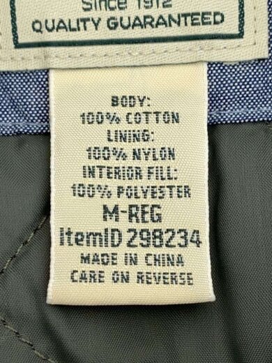 商品画像：ジャケット/M/コットン/BLU/チェック/298234 4