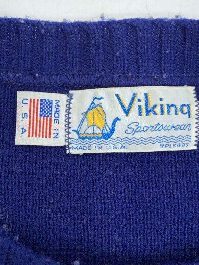 商品画像：VIKINQ/ニット・セーター(厚手)/M/アクリル/NVY/無地 3