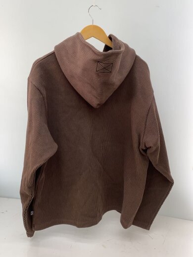 商品画像：ジップパーカー/XL/コットン/BRW 2
