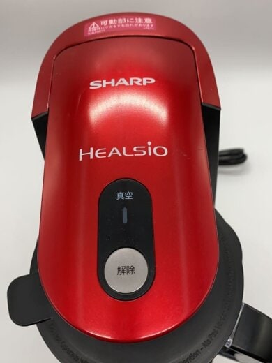 商品画像：ミキサー・フードプロセッサー ヘルシオ 真空ブレンダー EM-SB1A-R [レッド系] 5