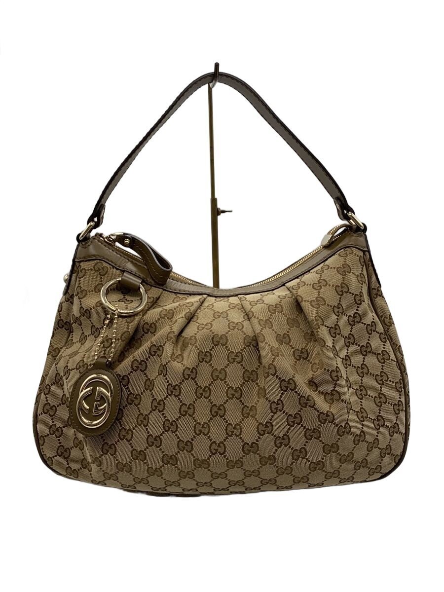 GUCCI / ショルダーバッグ_GGキャンバス/キャンバス/BRW