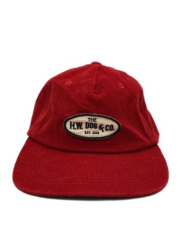 商品画像：キャップ/S/コーデュロイ/RED/無地/メンズ/D-01002 1