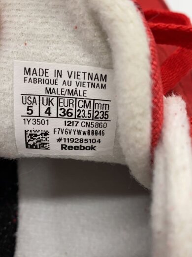 商品画像：ローカットスニーカー/23.5cm/RED/cn5860 5