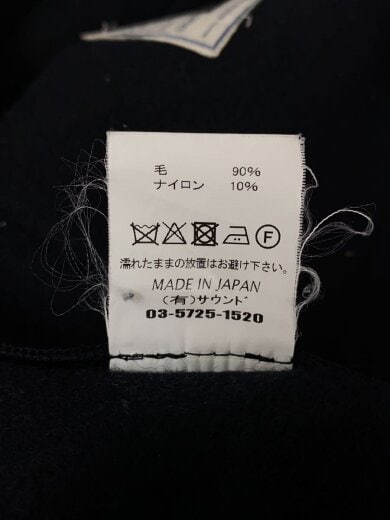 商品画像：コート/38/ウール/BLK/ボタン磁石 4