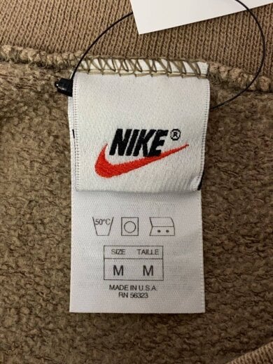 画像：NIKEUSA製/銀タグ/90s/スウェット/M/コットン/BEG/無地//3