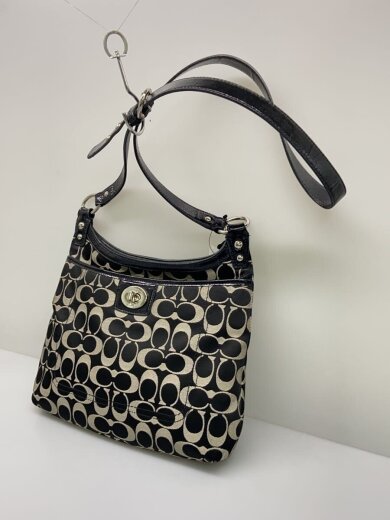 商品画像：ショルダーバッグ/キャンバス/BLK/総柄/F19259 2