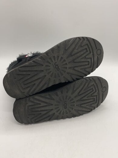 商品画像：ムートンブーツ/23cm/BLK/スウェード/F19013F 4