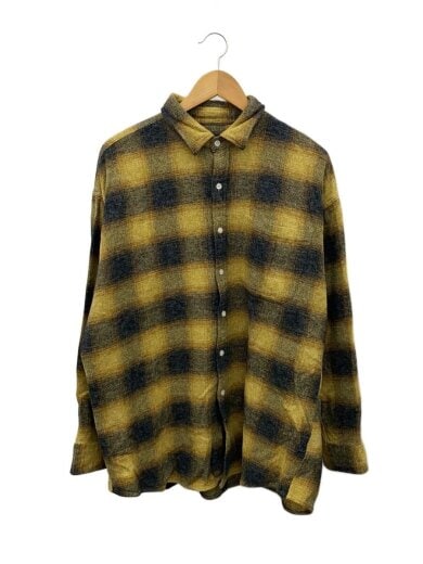 商品画像：BIGSHADOW/ネルシャツ/--/コットン/YLW/チェック/F32120-SH06 1