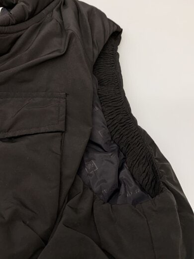 商品画像：ベスト/L/ポリエステル/BLK/無地/760072203 5