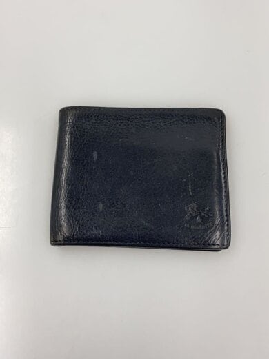 商品画像：2つ折り財布/レザー/BLK/メンズ 1