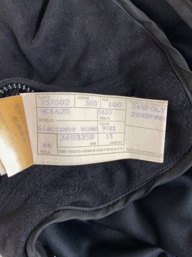 商品画像：コート/44/ポリエステル/BLK/HC1625 4