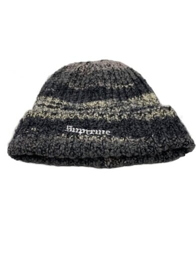 商品画像：ニットキャップ/--/ウール/GRY/無地/メンズ 1