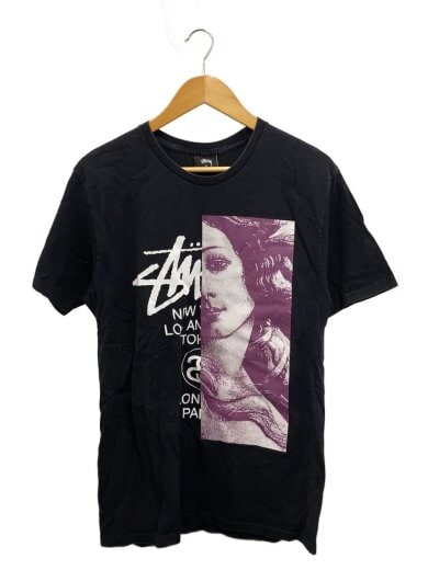 商品画像：Tシャツ/M/コットン/BLK 1