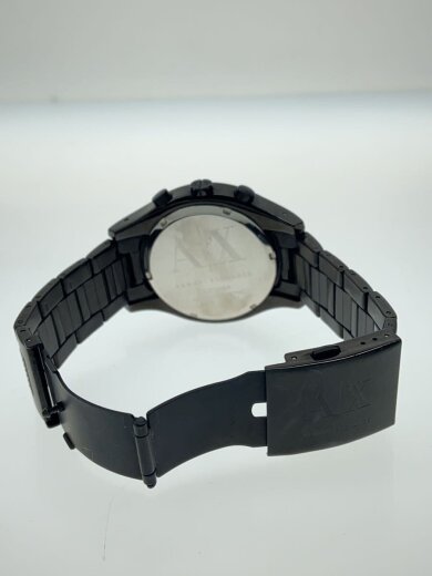 商品画像：クォーツ腕時計/アナログ/ステンレス/BLK/BLK/SS/AX1058// 4