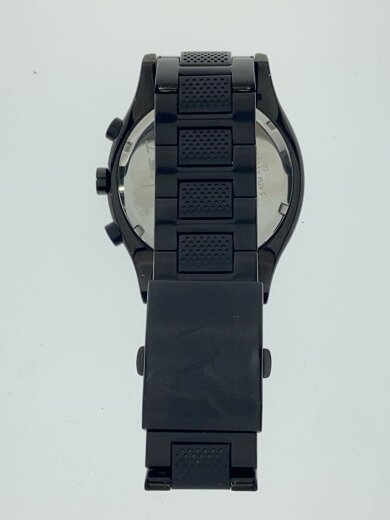 商品画像：クォーツ腕時計/アナログ/ステンレス/BLK/BLK/SS/AX1058// 5