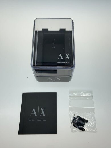 商品画像：クォーツ腕時計/アナログ/ステンレス/BLK/BLK/SS/AX1058// 6