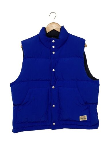 商品画像：ダウンベスト/S/ナイロン/BLU/115676 1