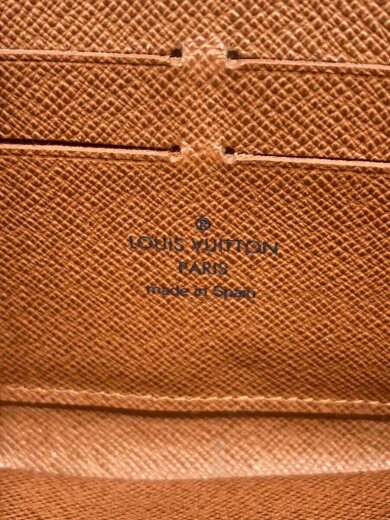 商品画像：1)ジッピー・ウォレット_モノグラム・キャンバス/PVC/BRW/メンズ 3