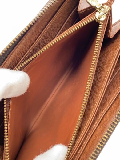 商品画像：1)ジッピー・ウォレット_モノグラム・キャンバス/PVC/BRW/メンズ 5