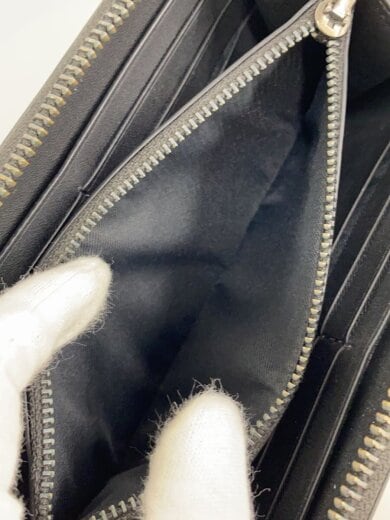 商品画像：長財布/レザー/BLK/モノグラム/メンズ 5